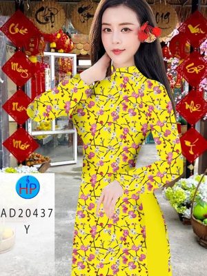 Vải Áo Dài Hoa Nhí AD 20437 24